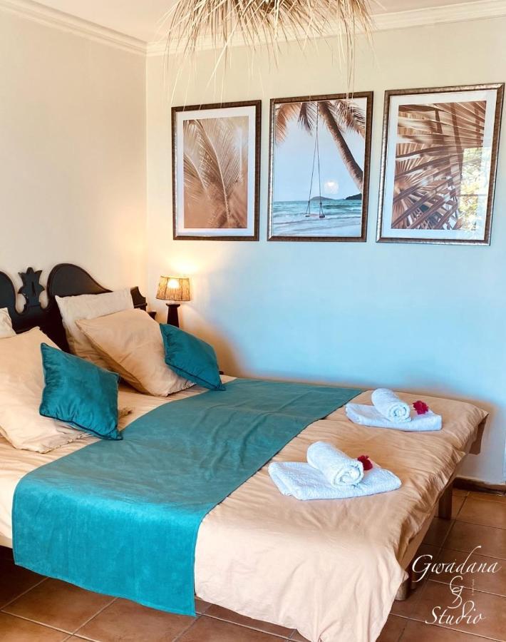 Acces Direct Plage, Vue Mer D'Exception, Les Gwada Studios, Village Vacances Sainte-Anne  Exterior photo